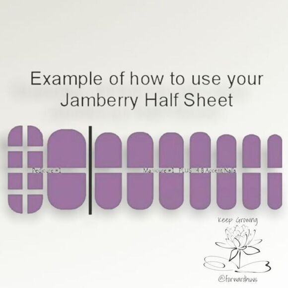 Bundle Sale 3 for $15 | Jamberry - 2 Full Sheet Nail Wraps - Picture 11 of 12